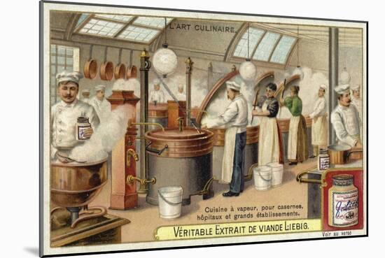 Steam Cooking, for Barracks, Hospitals and Large Establishments-null-Mounted Giclee Print