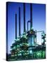 Steam Cracker At An Oil Refinery-Paul Rapson-Stretched Canvas