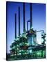 Steam Cracker At An Oil Refinery-Paul Rapson-Stretched Canvas