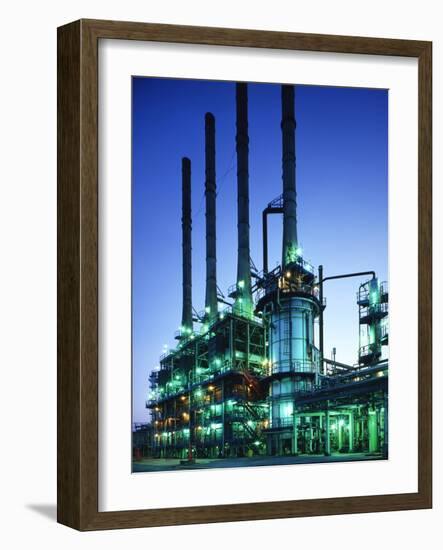 Steam Cracker At An Oil Refinery-Paul Rapson-Framed Photographic Print