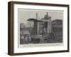 Steam Digger at the Manchester Ship Canal Works, Eastham-null-Framed Giclee Print