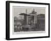 Steam Digger at the Manchester Ship Canal Works, Eastham-null-Framed Giclee Print