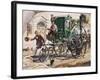 Steam Engine Carriage, United Kingdom-null-Framed Giclee Print