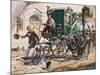 Steam Engine Carriage, United Kingdom-null-Mounted Giclee Print
