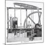 Steam Engine Designed by James Watt, by Bonnafoux-null-Mounted Giclee Print