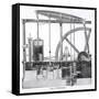 Steam Engine Designed by James Watt, by Bonnafoux-null-Framed Stretched Canvas