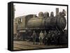 Steam Engine from the Canadian Pacific Railway, Vancouver-null-Framed Stretched Canvas