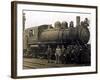 Steam Engine from the Canadian Pacific Railway, Vancouver-null-Framed Photographic Print