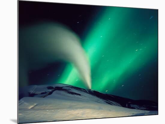 Steam Erupting from a Geyser, Svartsengi Power Plant, Iceland-null-Mounted Photographic Print