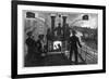 Steam Fire-Engine Going to a Riverside Fire, London Fire Brigade, 1890-WB Murray-Framed Giclee Print