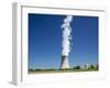 Steam from Cooling Tower at Davis Besse Nuclear Power Plant, Lake Erie, Locust Point, Ohio, Usa-Paul Souders-Framed Photographic Print