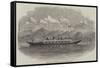 Steam-Gondola for Coniston Lake, Lancashire-null-Framed Stretched Canvas