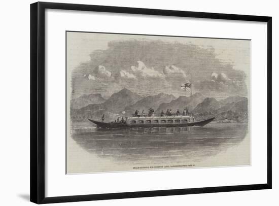 Steam-Gondola for Coniston Lake, Lancashire-null-Framed Giclee Print