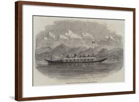 Steam-Gondola for Coniston Lake, Lancashire-null-Framed Giclee Print