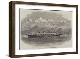 Steam-Gondola for Coniston Lake, Lancashire-null-Framed Giclee Print