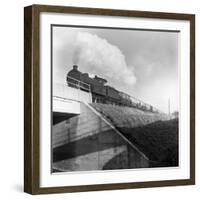 Steam Loco No 65794 Hauling Coal from Lynemouth Colliery, Northumberland, 1963-Michael Walters-Framed Photographic Print