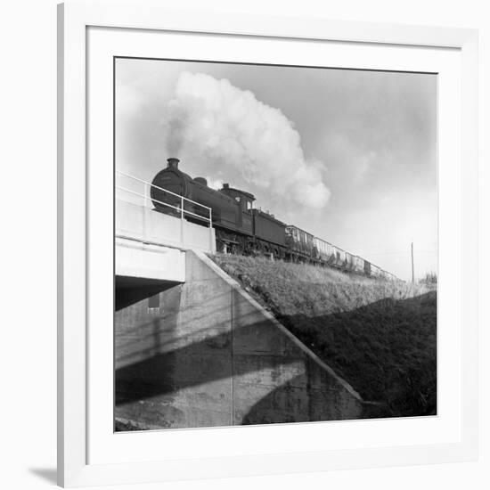 Steam Loco No 65794 Hauling Coal from Lynemouth Colliery, Northumberland, 1963-Michael Walters-Framed Photographic Print