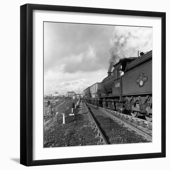 Steam Loco No 65811 Hauling Coal from Lynemouth Colliery, Northumberland, 1963-Michael Walters-Framed Photographic Print