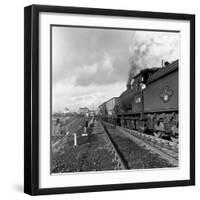 Steam Loco No 65811 Hauling Coal from Lynemouth Colliery, Northumberland, 1963-Michael Walters-Framed Photographic Print