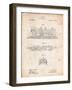 Steam Locomotive 1915 Patent-Cole Borders-Framed Art Print