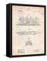 Steam Locomotive 1915 Patent-Cole Borders-Framed Stretched Canvas