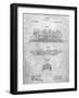 Steam Locomotive 1915 Patent-Cole Borders-Framed Art Print