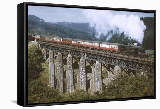 Steam Locomotive 1959-null-Framed Stretched Canvas