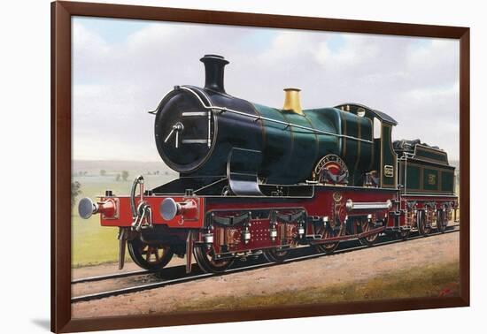 Steam Locomotive, City of Bath, England, Uk, 19th Century-null-Framed Giclee Print