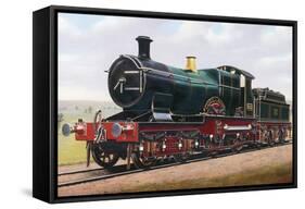 Steam Locomotive, City of Bath, England, Uk, 19th Century-null-Framed Stretched Canvas