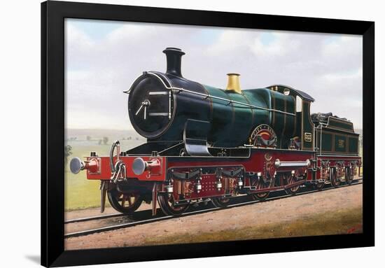 Steam Locomotive, City of Bath, England, Uk, 19th Century-null-Framed Giclee Print