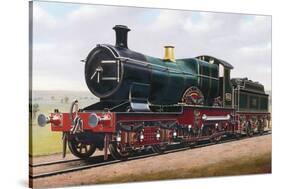 Steam Locomotive, City of Bath, England, Uk, 19th Century-null-Stretched Canvas