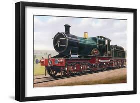 Steam Locomotive, City of Bath, England, Uk, 19th Century-null-Framed Giclee Print