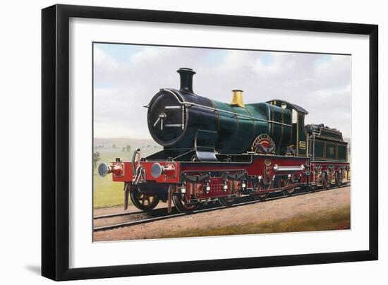 Steam Locomotive, City of Bath, England, Uk, 19th Century-null-Framed Giclee Print