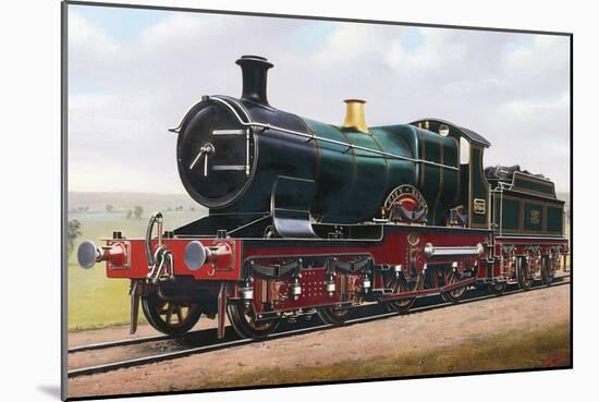 Steam Locomotive, City of Bath, England, Uk, 19th Century-null-Mounted Giclee Print