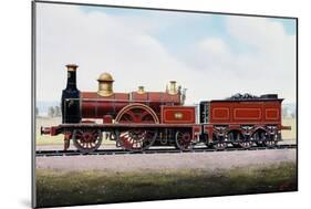 Steam Locomotive from the Lnwr Company, 1861, England, United Kingdom, 19th Century-null-Mounted Giclee Print