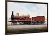 Steam Locomotive from the Lnwr Company, 1861, England, United Kingdom, 19th Century-null-Framed Giclee Print