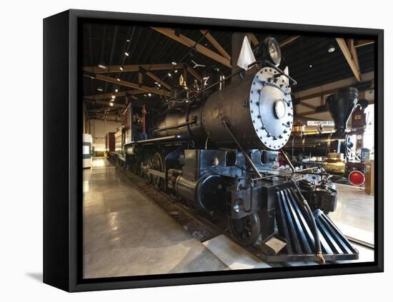 Steam Locomotive, Nevada State Railroad Museum, Carson City, Nevada, USA, North America-Michael DeFreitas-Framed Stretched Canvas