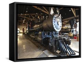 Steam Locomotive, Nevada State Railroad Museum, Carson City, Nevada, USA, North America-Michael DeFreitas-Framed Stretched Canvas