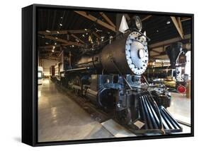 Steam Locomotive, Nevada State Railroad Museum, Carson City, Nevada, USA, North America-Michael DeFreitas-Framed Stretched Canvas