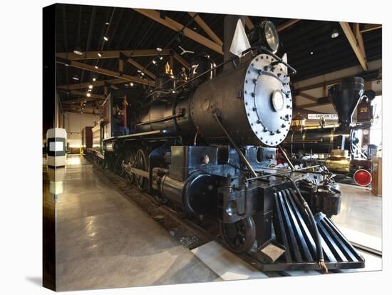 Steam Locomotive, Nevada State Railroad Museum, Carson City, Nevada, USA, North America-Michael DeFreitas-Stretched Canvas