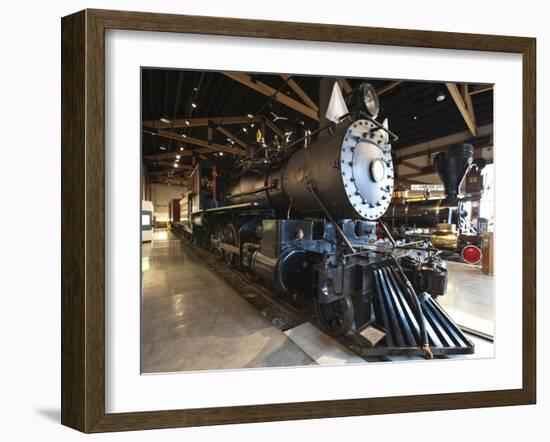 Steam Locomotive, Nevada State Railroad Museum, Carson City, Nevada, USA, North America-Michael DeFreitas-Framed Photographic Print