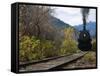 Steam Locomotive of Heber Valley Railroad Tourist Train, Wasatch-Cache National Forest, Utah, USA-Scott T^ Smith-Framed Stretched Canvas