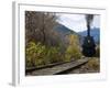 Steam Locomotive of Heber Valley Railroad Tourist Train, Wasatch-Cache National Forest, Utah, USA-Scott T^ Smith-Framed Photographic Print