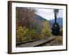 Steam Locomotive of Heber Valley Railroad Tourist Train, Wasatch-Cache National Forest, Utah, USA-Scott T^ Smith-Framed Photographic Print