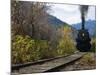 Steam Locomotive of Heber Valley Railroad Tourist Train, Wasatch-Cache National Forest, Utah, USA-Scott T^ Smith-Mounted Photographic Print