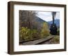 Steam Locomotive of Heber Valley Railroad Tourist Train, Wasatch-Cache National Forest, Utah, USA-Scott T^ Smith-Framed Photographic Print