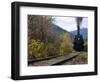 Steam Locomotive of Heber Valley Railroad Tourist Train, Wasatch-Cache National Forest, Utah, USA-Scott T^ Smith-Framed Photographic Print