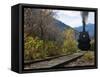 Steam Locomotive of Heber Valley Railroad Tourist Train, Wasatch-Cache National Forest, Utah, USA-Scott T^ Smith-Framed Stretched Canvas