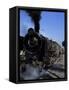 Steam Locomotive of Indian Railways at Chittaurgarh Junction, India-Tony Gervis-Framed Stretched Canvas