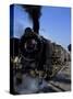 Steam Locomotive of Indian Railways at Chittaurgarh Junction, India-Tony Gervis-Stretched Canvas